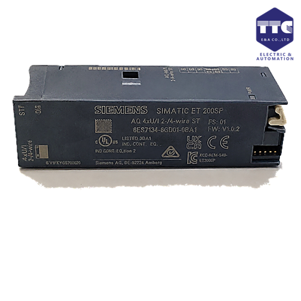 6ES7134-6GD01-0BA1 | ET 200SP, AI 4XI 2-/4-Wire ST, PU 1
